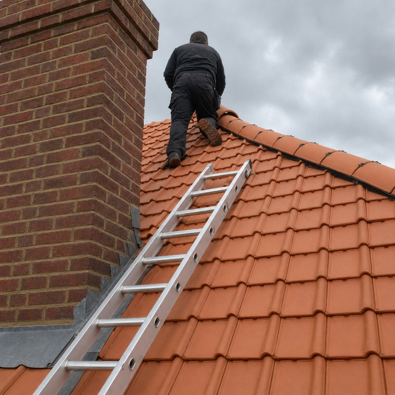 Roof repair project